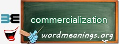 WordMeaning blackboard for commercialization